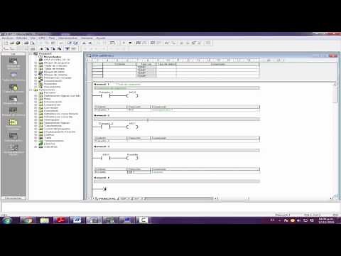 Automatización de Luces - Compuerta XOR - Step 7 Microwin - PC SIMU