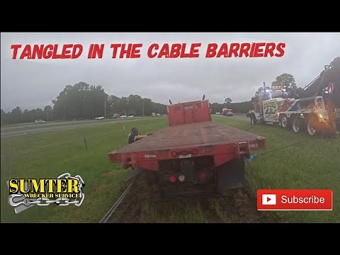 Tangled In The Cable Barriers