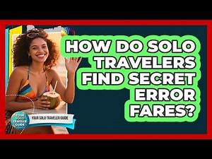How Do Solo Travelers Find Secret Error Fares? - Your Solo Traveler Guide
