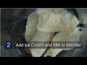 Milkshakes : How to Make Banana milkshakes
