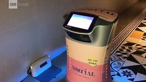 Meet AURA, the room service robot