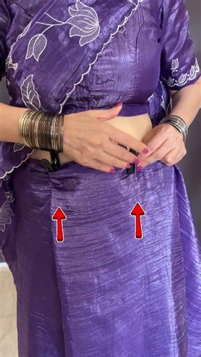 The easiest way to make lower plates in saree , perfect for beginners ￼🫶