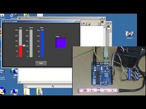 LEDS RGB ARDUINO LABVIEW