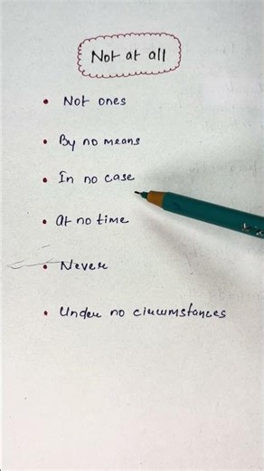 In place of using “ Not at all “ we can use ……. #english #englishgrammar #englishspoken