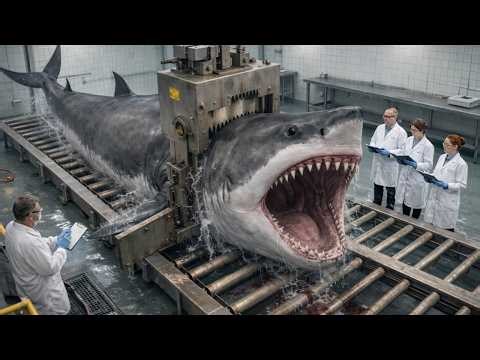 Inside the Megalodon Shark Bone Factory - How Museum Megalodons Are Made