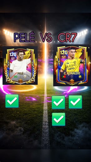 Pelé vs CR7 🐐 | Who Is the TRUE Football GOAT? ⚽🔥 #fcmobile #football