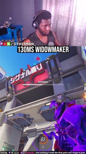 130MS WIDOWMAKER #overwatch #overwatchclips #overwatchfunnymoments #fyp #overwatch2