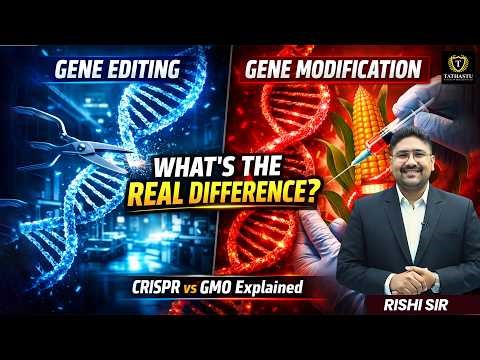 Gene Editing vs Gene Modification | CRISPR vs GMO Explained Simply 🧬