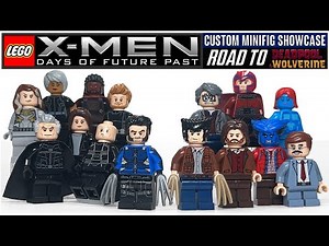 LEGO X-MEN: DAYS OF FUTURE PAST Custom Minifigure Showcase (Road to Deadpool and Wolverine)