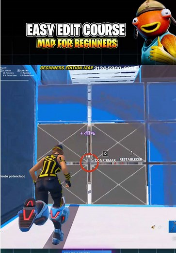 EASY EDIT COURSE MAP FOR BEGINNERS✅ Edit faster🔥 #fortnitemap #fortnitepractice #fortnitetips #fortnitebeginners #editcourse
