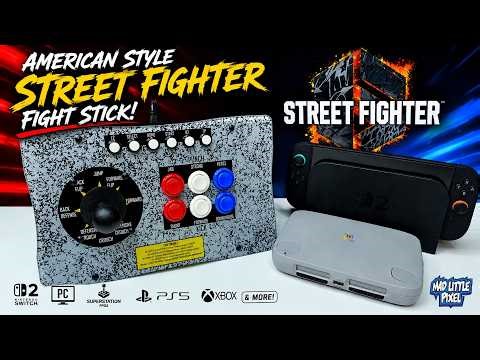 This American Style Street Fighter Arcade Stick Is Perfect For Switch 2 & More! (Fightbox R8-SF2)