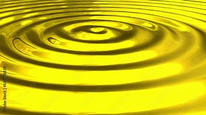 Golden Ripple Wave animation, 4k seamless looped animated background. 3d circle rings animation for presentation, event, party text backdrop. Halloween sale.