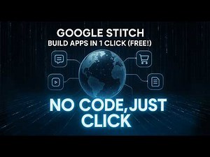 Google Stitch: Build Apps in 1 Click (FREE!) | Full Walkthrough & Review 🔥
