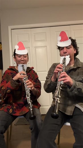 Sarah Perry on Instagram: "Some Christmas bloopers for you all! . . . #band #orchestra #oboe music musician artist marchingband oboist doublereed fyp funny musictok bassoon flute clarinet trombone trumpet saxophone frenchhorn tuba euphonium violin viola cello mallets percussion piano bass stringbass saxophone sopranosax"