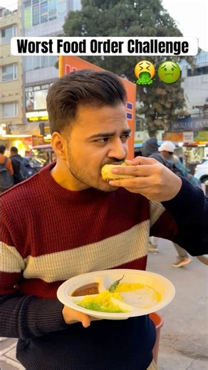 Telling Every Food Vendor To Cook Bad Food 🤮😱 #shorts #food