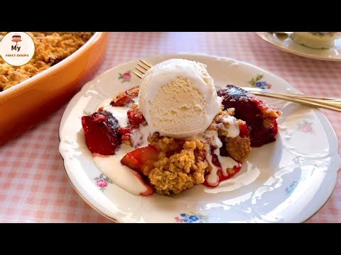 Plum crumble recipe / Delicious dessert ever