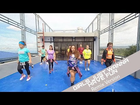 GIRLS JUST WANNA HAVE FUN (REMIX VERSION) | ZUMBA | XIARLLOTTE & TEAM BLADERS