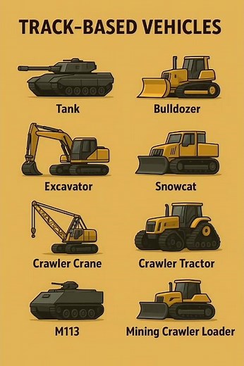 8 Most Incredible Track-Based Machines in the World 🚜🔥#shorts