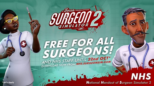 Surgeon Simulator 2 made free for real surgeons