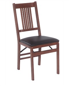 Model 4533 True Mission Folding Chair - Vischer Funeral Supplies