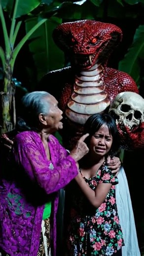 Grandma scolds the python ghost