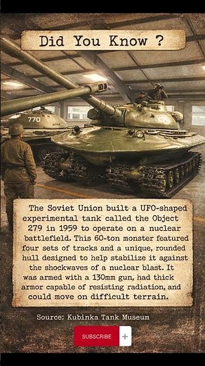 Object 279 : Soviet UFO Shaped tank Explained.