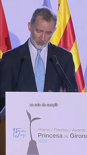 Las bonitas palabras del rey Felipe a su dos hijas: "Leonor, Sofía, gracias"