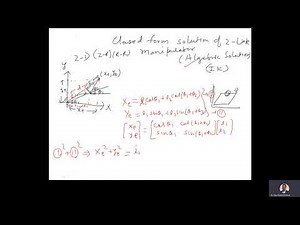 Two Link Manipulator Inverse Kinematic solution
