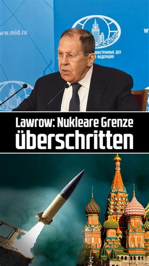 Lavrov with nuclear warning