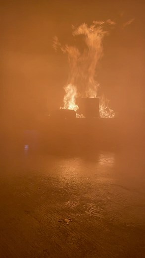 The beginning stages of learning to be a firefighter. The interior fire attack. #firefighter #firefightertraining #fireacademy #fireattack #structurefire