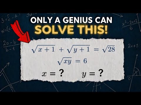 Two Square Root Conditions — Perfect Double Root Appears | Math Olympiad
