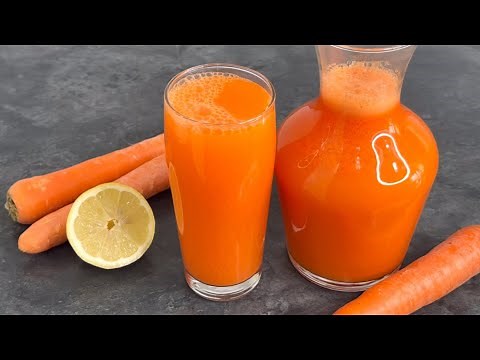 Fresh Homemade Carrot Juice Without a Juicer | Easy Recipe!