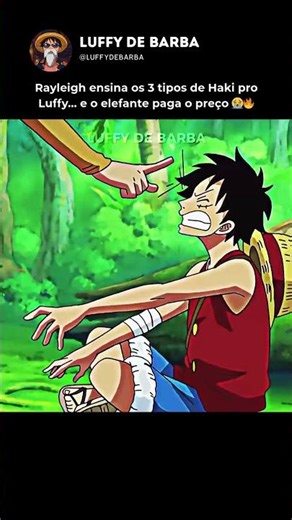 Rayleigh ensina 3 tipos de Haki pro Luffy e o elefante paga o preço 😭🔥 | #OnePiece #Luffy #Rayleigh