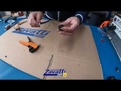 How to replace an amphenol plug in the cable of a dolphin robot?