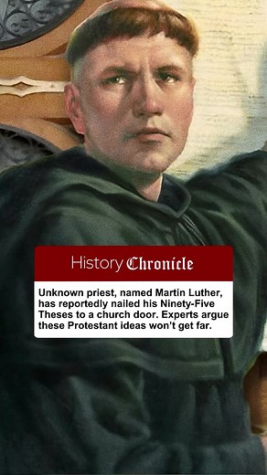 Martin Luther's Ninety-Five Theses Challenges Catholic Practices