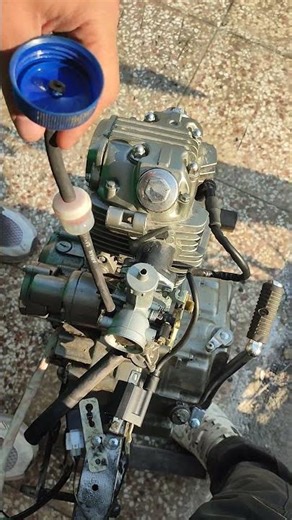 test engine motorcycle