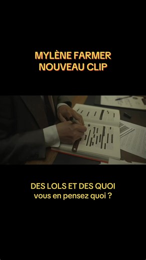 Nouveau clip disponible sur YouTube : Mylène Farmer - Des lols et des quoi Qu’en pensez-vous ? #mf #mylenefarmer #musiquefrancaise #culturepop #musique