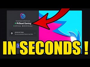 HOW to JOIN MRBEAST GAMING DISCORD SERVER ✅PC & MOBILE✅