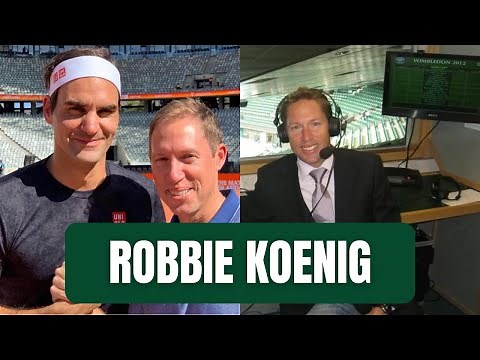 The Voice of Men's Tennis!! Legendary Commentator, Robbie Koenig