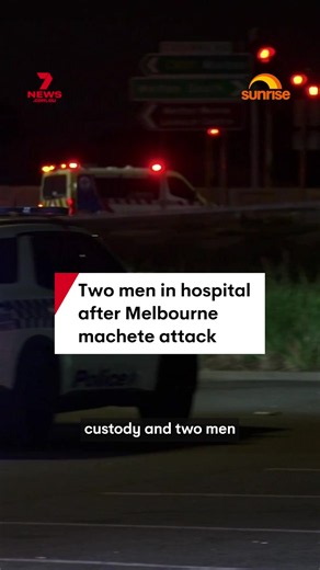 Melton McDonald’s machete attack: two men hospitalised