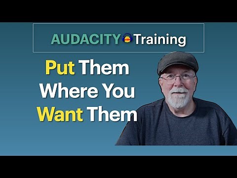 How to Split, Join, and Move Audio Segments Using Audacity 3.1.x