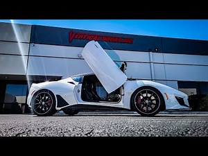 Lambo Door kit installed on a Lotus Evora GT, Install and Manufacturing done by Vertical Doors, Inc.