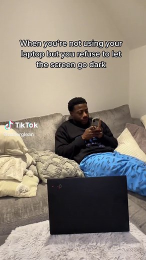 When You're Not Using Your Laptop But You Refuse to Let the Screen Go Dark