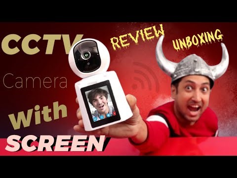 Smart AI Video Calling CCTV Camera with Screen | Best indoor WiFi security Camera 2025 in India