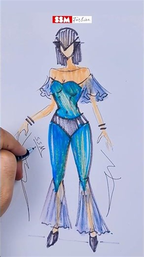 2026 Corset Trend! ✨ SSM Fashion’s Blue Turquoise Runway #shorts