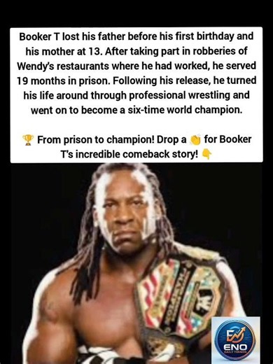 Booker T: From PRISON to SIX-TIME World Champion! 🏆💪 (Incredible Comeback Story)