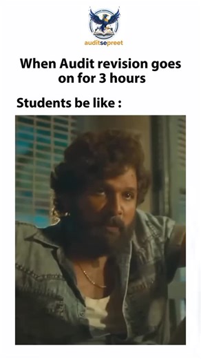 CA Preet Shah on Instagram: "POV: You started audit revision 3 hours ago 📞 Need Audit, Commerce or Finance Guidance? Learn directly from Preet — sharp, practical, no-fluff knowledge. 📲 Call/WhatsApp: 9426464649 📸 Instagram: @auditsepreet ▶️ YouTube: @auditsepreet #auditsepreet #commercewithpreet #castudents #charteredaccountant #capreetshah #studysmart #cajourney #audittips #meme"