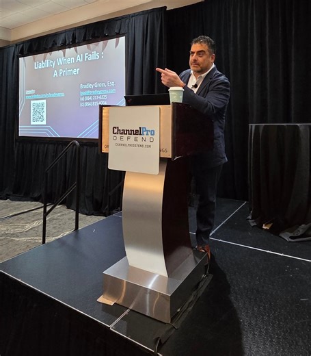 ChannelPro Network | He may look intense in this photo, but Brad Gross is one of the most accomplished legal pros to grace the ChannelPro stage. We're truly... | Instagram