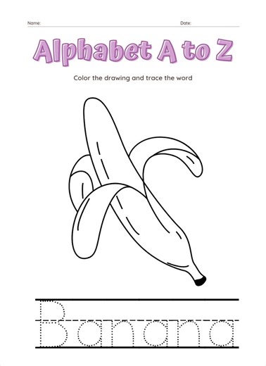 Fun Kids Colouring Book – PDF Printable Pages - Etsy