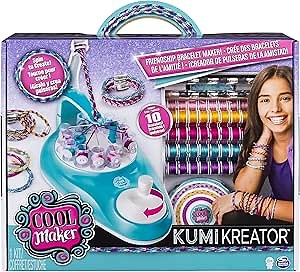 Cool Maker, Kumikreator Friendship Bracelet Maker Kit for Girls Age 8 & Up